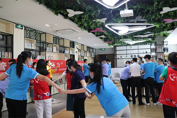 管理情绪，释放压力 ——航城街道“机关-社区-两新”党建结对共建活动
